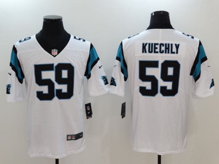 Men Carolina Panthers #59 Kuechly White Nike Vapor Untouchable Limited NFL Jerseys->->NFL Jersey
